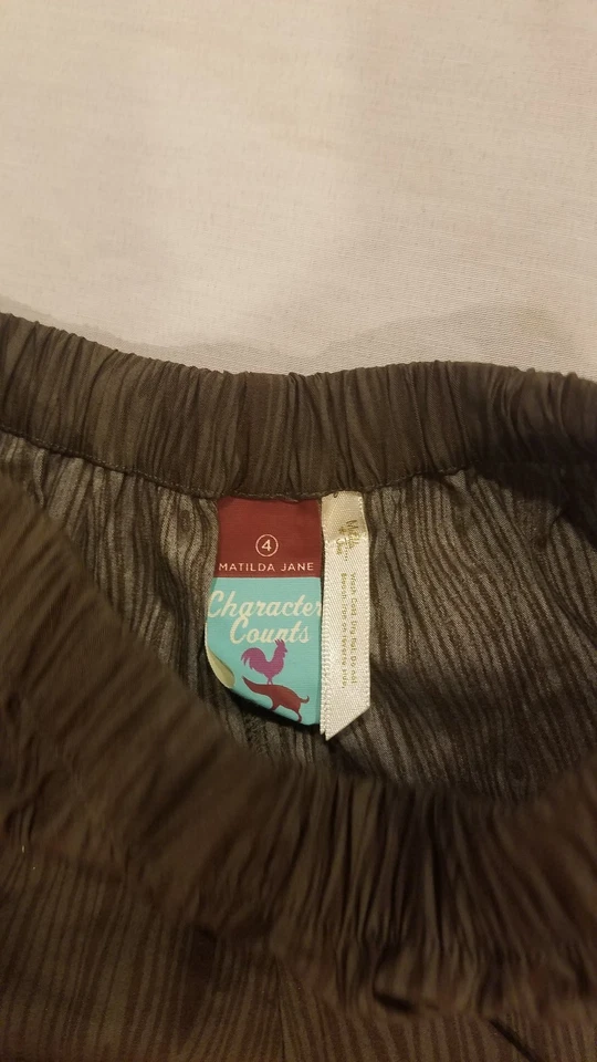 Matilda Jane MJ Character Counts Sassafras Ruffles Sz 4 NWT RV $36 - Image 2 of 3