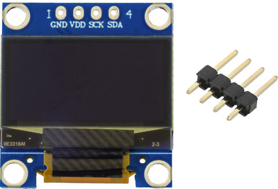 0.96 Zoll OLED Display SSD1306 I2C/IIC 128x64 Modul 4 PIN Weiß