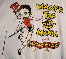 Vtg. Betty Boop Bimbo XL T-Shirt 1995 Macys on Vecta Tag, Single Stitch