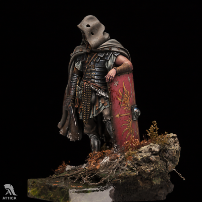 PANGCHENG 1/18 90Mm Légionnaire Romain Guerres Daces Antiques avec Base Kit Miniature De Figurine en Résine 90Mm Non Assemblé Non Peint
