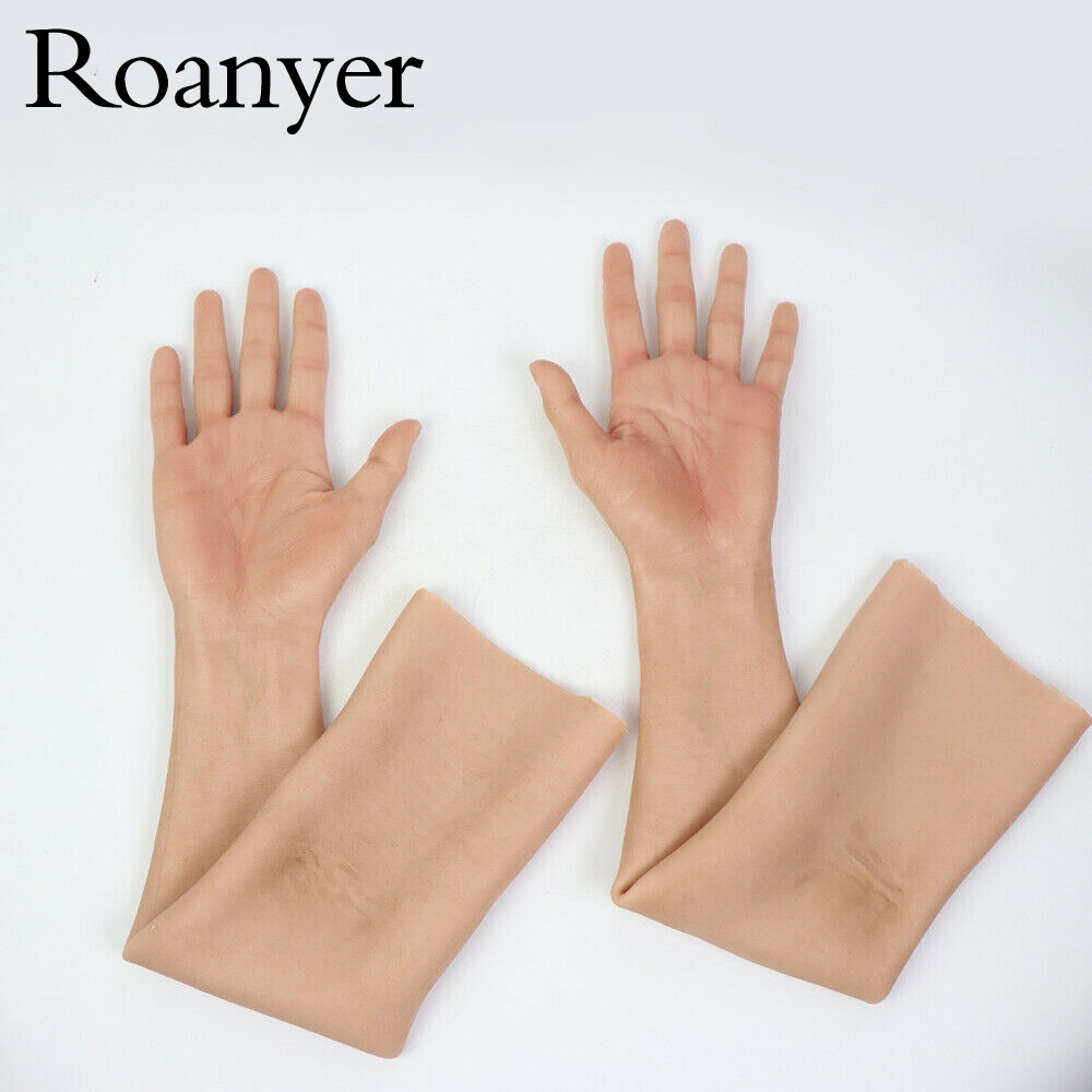 Roanyer Silicone Body Suit With Mask Crossdresser Fake Breast Forms Huge Boobs E - Foto 4