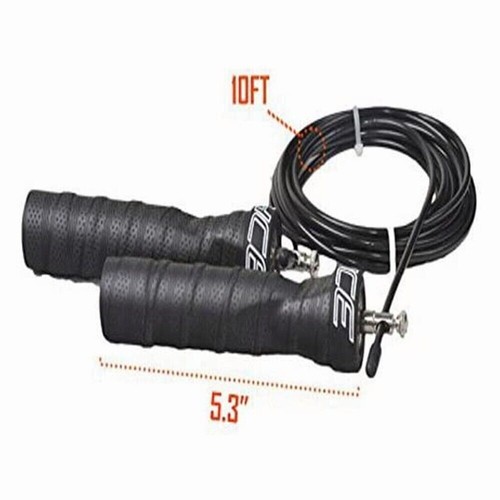 Fitness Skipping Rope Speed Jump Ropes Adjustable for Home Gym Crossfit Exercise - Picture 4 of 6