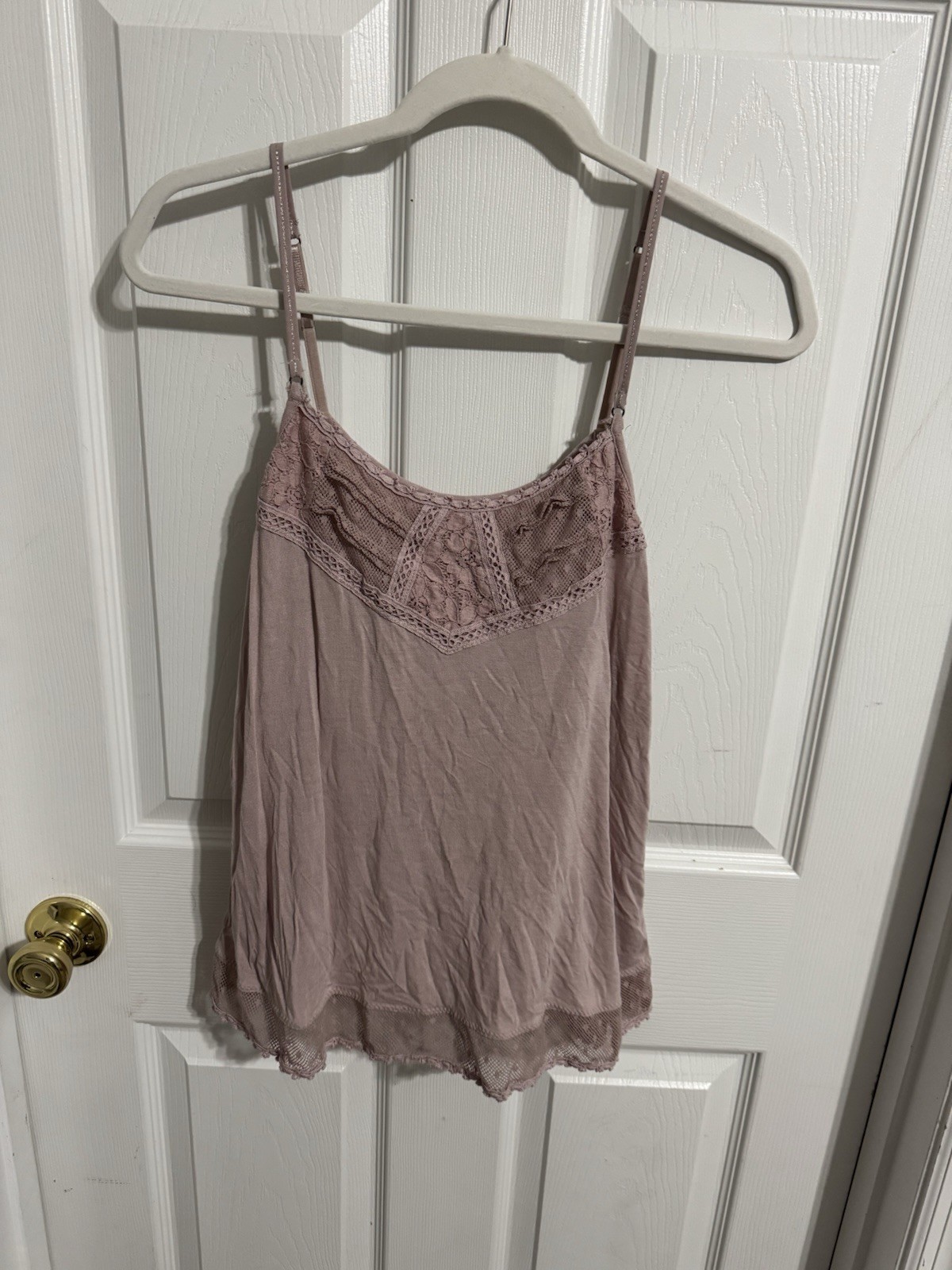 American Eagle Women’s Size Medium Basic Cami Tan… - image 2