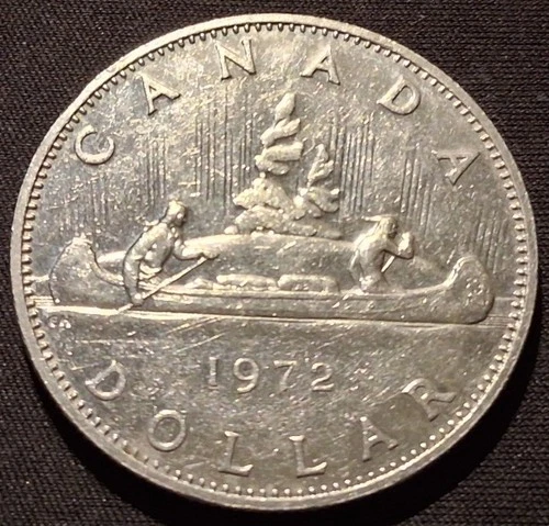 1972 Canada $1 Voyageur Dollar - Elizabeth II