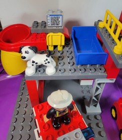 LEGO Duplo 5601 Fire Station Almost Complete. Please Read Description