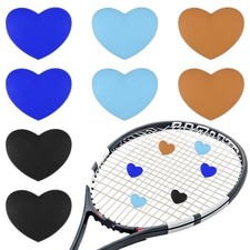 Tennis Dampener, Heart Silicone Tennis Racket Dampeners 8 Pcs 4 Colors-Set 2