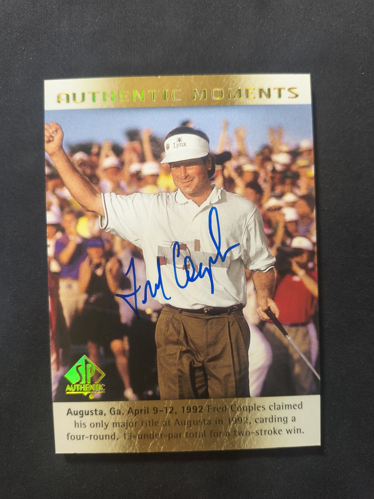 2014 SP Authentic #58 Fred Couples Authentic Moments Autographs