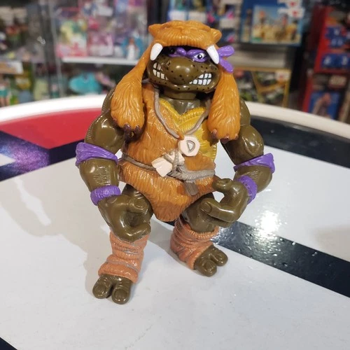 Vintage TMNT CAVEMAN DON Cave Playmates Teenage Mutant Ninja Turtles r