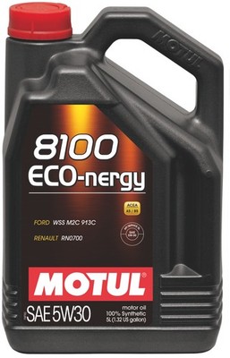 Motul 5L Synthetic Engine Oil 8100 5W30 ECO-NERGY - Ford 913C - Case of 4