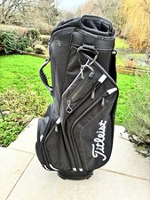Titleist Trolley Golf Bag With Carry Strap / Black-White