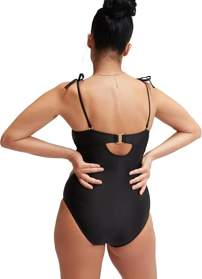 Speedo Women's Shaping Swimming Costume Bandeau Swimsuit Ladies Swimwear BNWT - Image 2 of 4