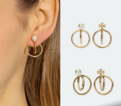 Tory Burch Double Circle Classic Double earrings  