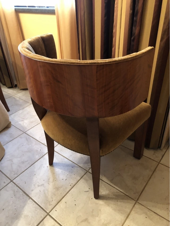 Sillas Klismos vintage Ralph Lauren con respaldo de barril - Juego de cuatro Foto 4 de 4