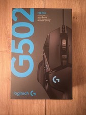 Logitech G502 Hero Wired Gaming Mouse - Black Brand New Still Sealed