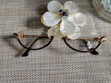 Yves Saint Laurent Vintage Cateye Eyeglasses Frame Italy 50-21-135