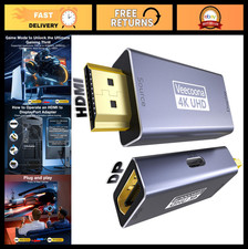 HDMI to DisplayPort Adapter 4K 60Hz, 1080P 120Hz, Male to Female Converter for P