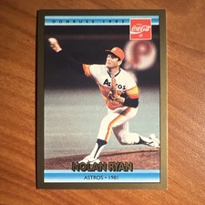 Leaf 1992 Donruss Coca-Cola Nolan Ryan Career Series #15 Houston Astros Baseball