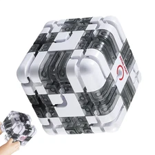 3D Labyrinth Puzzle Maze Cube - Engaging Brain Teaser Toy