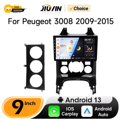 Autoradio für Peugeot 3008 2009-2015 Android 2 DIN Stereo Receiver Auto Audio Mu