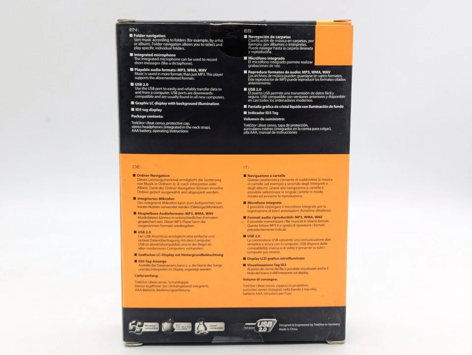 Trekstor I Beat Censo MP3 Player getestet OVP 1GB Silber - Bild 2 von 4