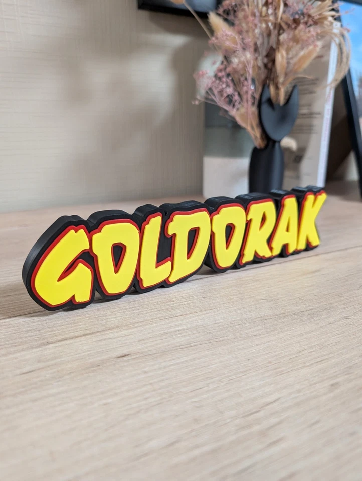 Goldorak Logo Décoratif 23cm Fanart - Photo 3/4