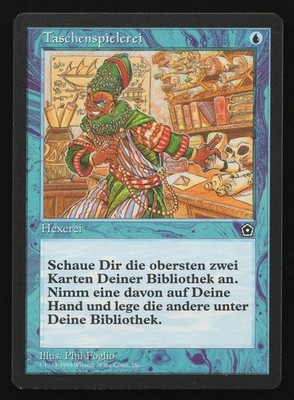 Taschenspielerei / Sleight of Hand - Portal Second Age - Near Mint - Magic / MTG