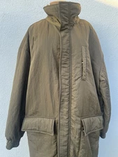 Reclaimed Vintage Olive Green Puffer Coat