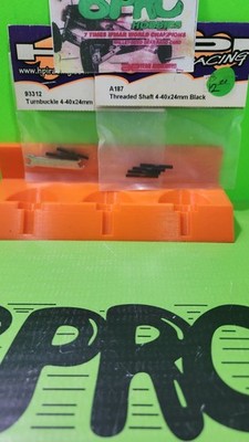 Vintage RC PART'S LOT HPI #93312, #A187 FOR SPRINT (NOS) TURNBUCKLE, THREADED...