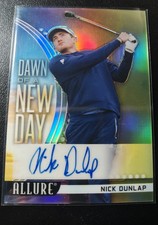 2026 Upper Deck Allure Golf Nick Dunlap Rainbow Auto