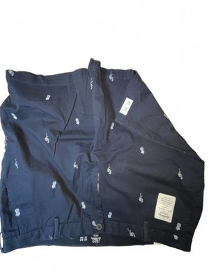 IZOD Golf Shorts Navy Blue with Pineapple Print Size 40