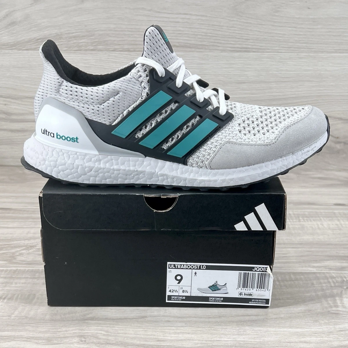 adidas UltraBoost 1.0 White Pure Teal for Sale 