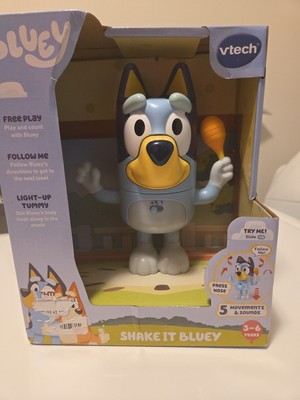 VTech Bluey Shake It Bluey Light Up Childrens Speaking Bluey Toy in Box