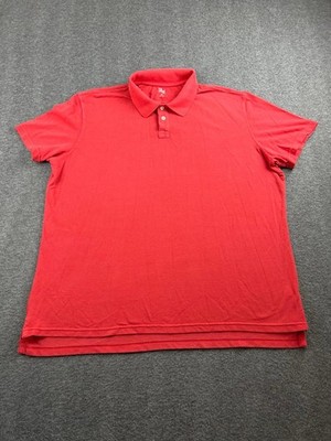 True Craft Men's Red Polo Shirt Size XXL