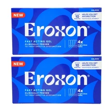 Eroxon Fast Acting Gel 4X Single Dose Tubes (Pack of 2) Total of 8 - Exp 09-2026