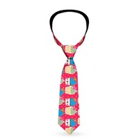 Necktie Standard - Happy Cupcakes/Dots Pink/Green (Us Import) ACC NEU