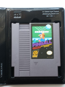 Pinball 1985 Nintendo NES with BitBox Clamshell Game Case and Manual Tested