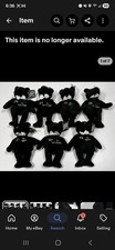 Salvino's Bammers Beanos MLB Baseball Beanie Baby Bears Lot of 7 New In Bag