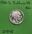 1926-S Buffalo 🦬 Indian Head Nickel 5c Ag About Good