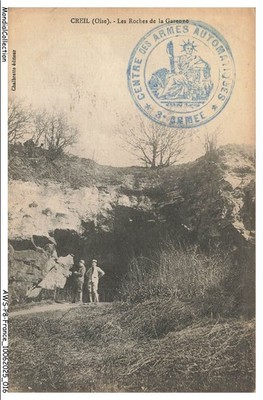 AWSP8-0491 -60 - Creil - Die Felsen Der Garonne