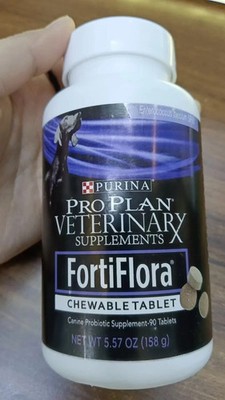 3 X Purina Pro Plan FortiFlora Probiotic Supplements for Dogs (90 Tabs) Exp 2027