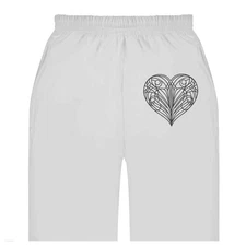 'Love Heart Doodle' Adult Sweatpants / Joggers (JO054867)