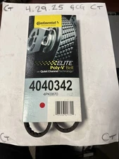 Continental Elite 4040342 Serpentine Belt 4 Rib 34.2 In