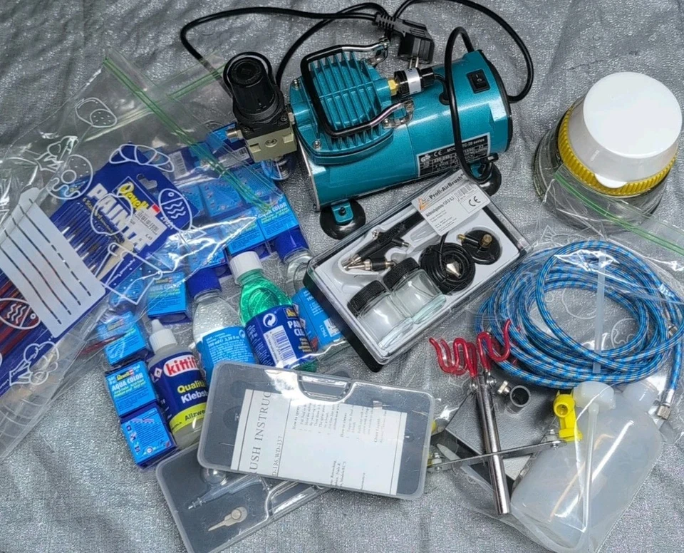 airbrush kompressor Revell Farbe Set Modellbau