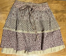 Midi Skirt Y2K Vintage Pink Boho Fairy Cottage Hand Made Japanese