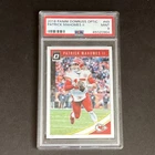 2018 PANINI DONRUSS OPTIC #49 PATRICK MAHOMES II PSA 9 Kansas City Chiefs