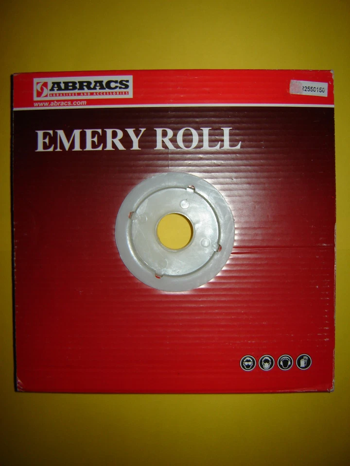 Abracs 25mm x 1m Wide Emery Cloth Grit 60 80 150 Coarse Med Fine * UK FREEPOST*