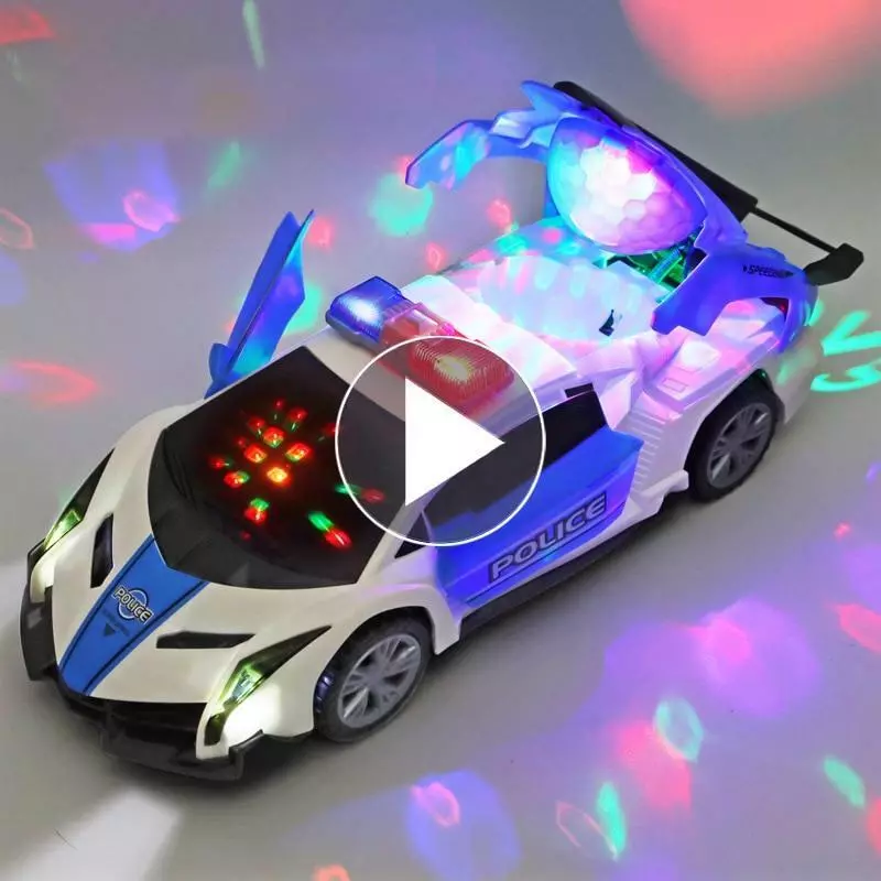 Electric police car toy cheap
