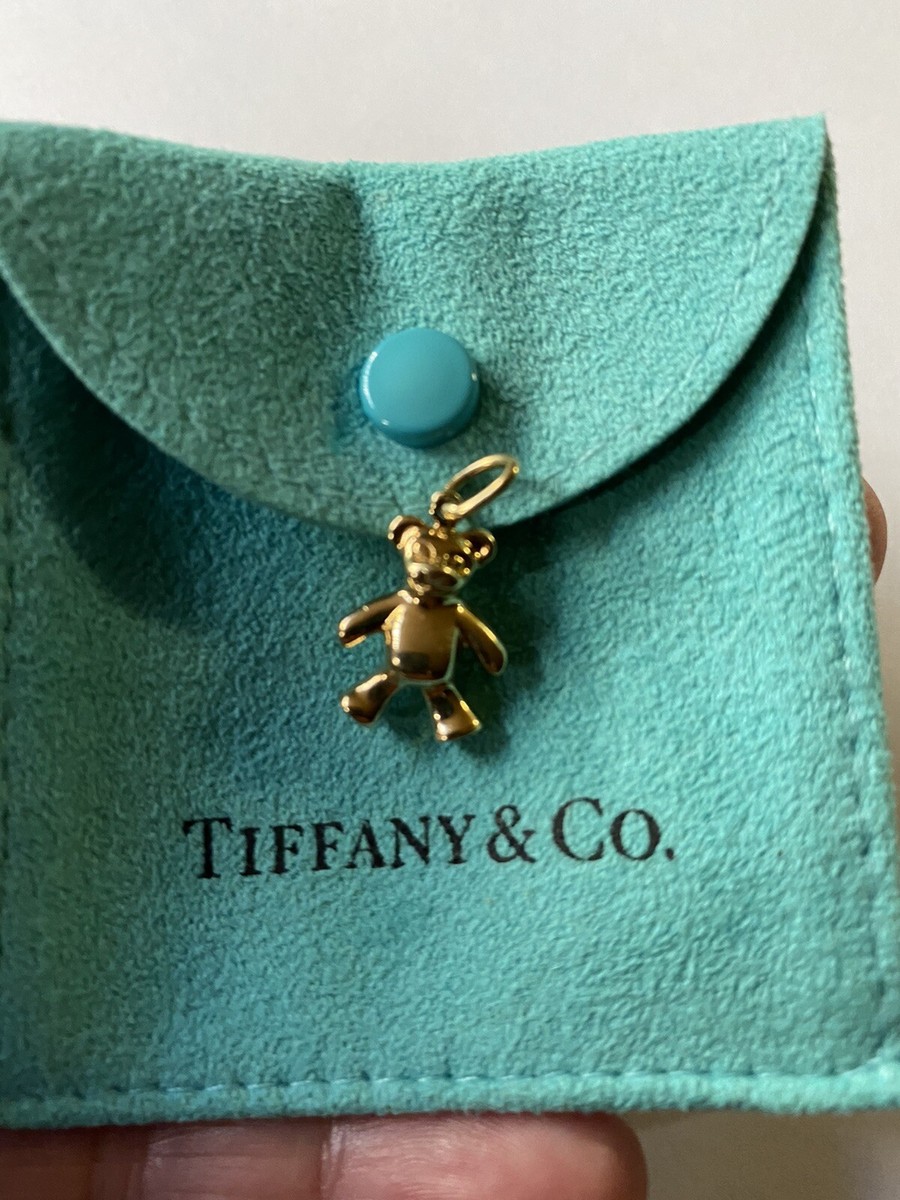 Tiffany & Co. テディベアチャーム Authentic Tiffany & Co. Teddy Bear Sterling Silver Charm Pendant