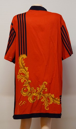 VYG Vintage Louis Feraud beachwear baroque shirt size XL - Picture 3 of 4