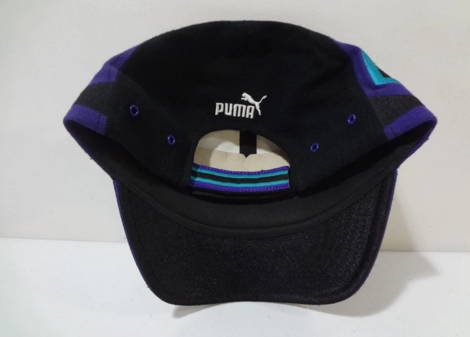 Vintage Utah Jazz Spellout Strapback Cap Hat 90s Puma NEW Mailman NBA - Image 4 of 4